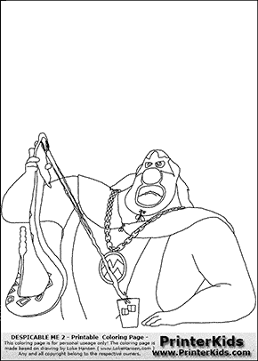 despicable me 2 lucy coloring pages - photo #23