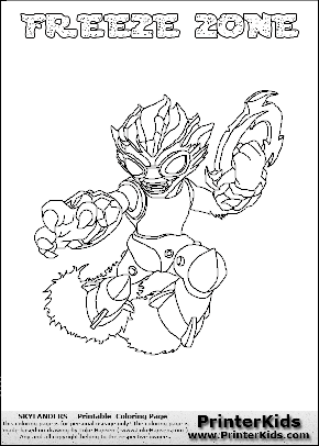 skylanders swap force blast zone coloring pages - photo #13
