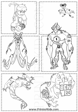   Coloring Pages on Ben 10 Coloring Page Image Credit To Http Www Cartoonjr   Pelauts Com