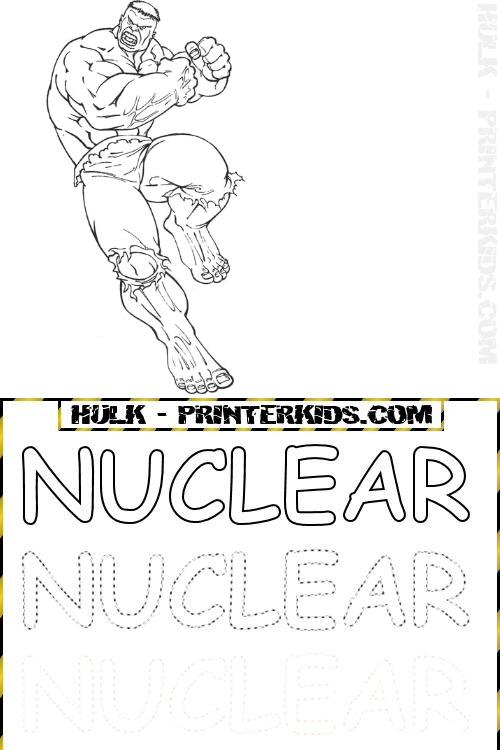 radioactive coloring pages - photo #25