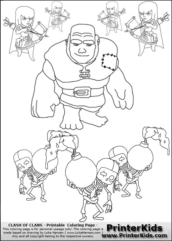 comment dessiner clash of clans