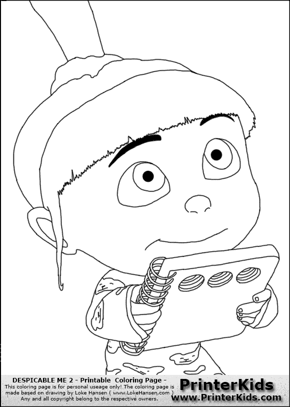despicable me 2 coloring pages pdf