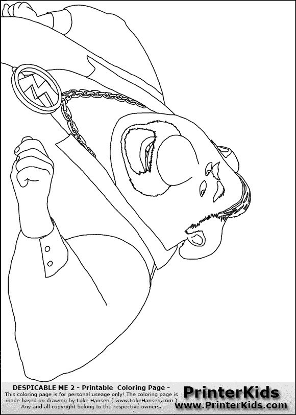 despicable me 2 coloring pages online - photo #39