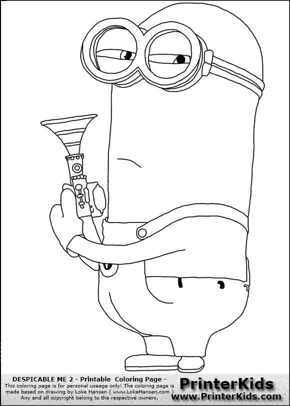 despicable me 2 - minions #22 agent 00minion - coloring page preview - Despicable Coloring Pages Dave despicable me 2 - minions #22 agent 00minion - coloring page preview - Despicable Coloring Pages Dave