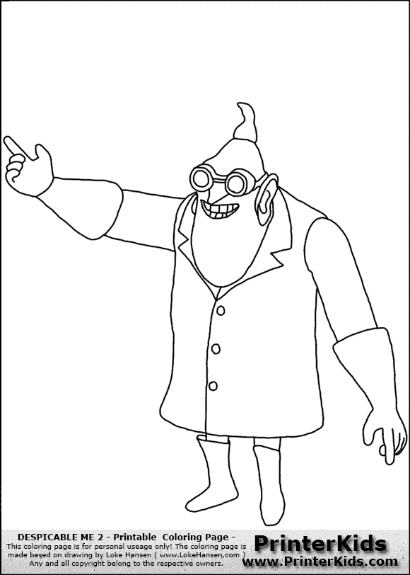 despicable me images for coloring pages - photo #39