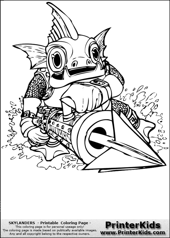 skylanders coloring pages zap - photo #32