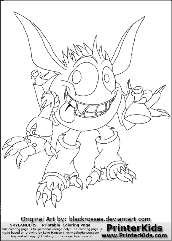 skylander coloring pages pop fizz skylander - photo #7