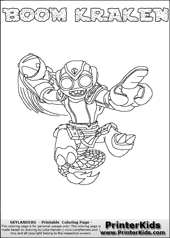 kraken coloring pages to print - photo #25