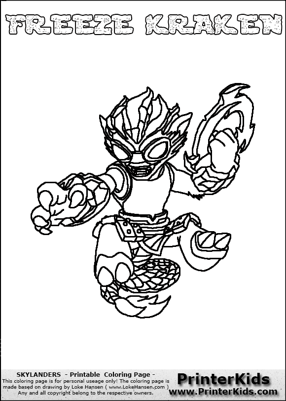 kraken coloring pages to print - photo #26