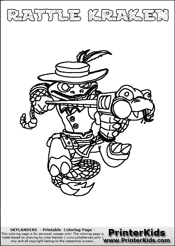 kraken coloring pages to print - photo #18