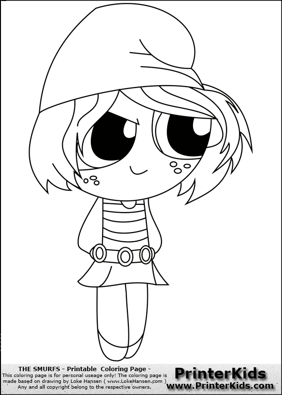 smurfette and vexy coloring pages - photo #18