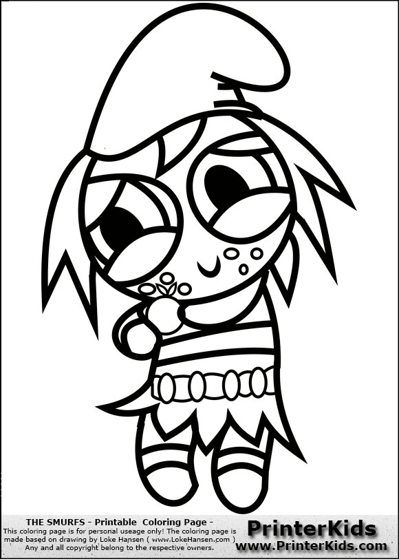smurfette and vexy coloring pages - photo #17