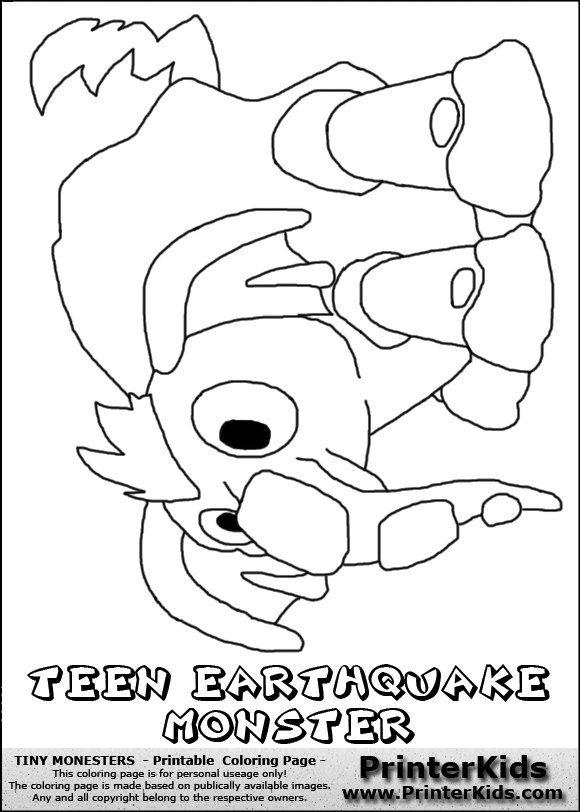 earhquakes kdg coloring pages - photo #10