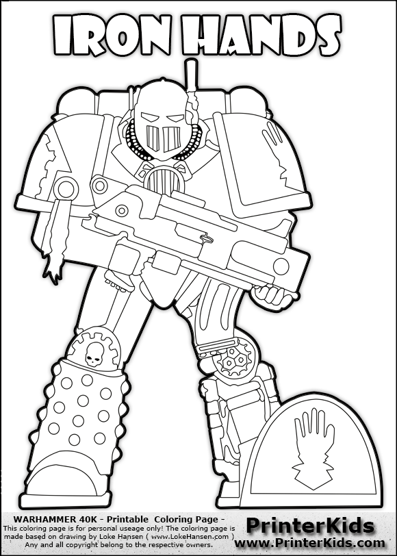 warhammer coloring pages - photo #10