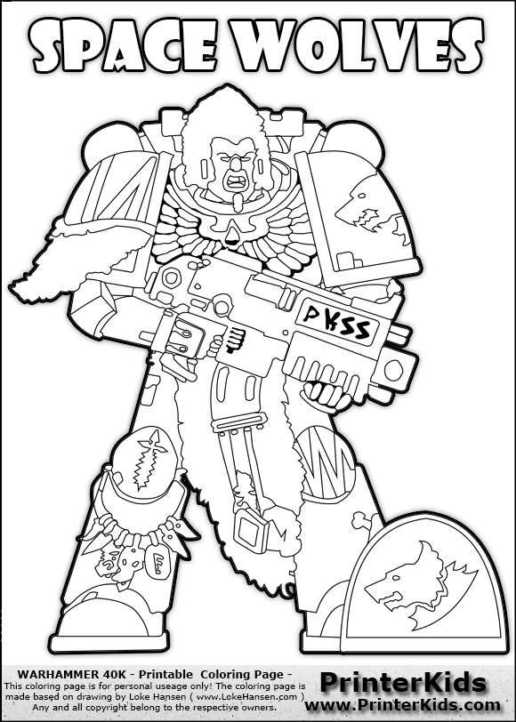 warhammer coloring pages - photo #12