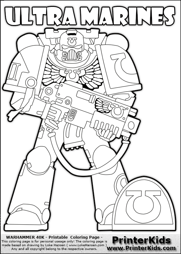 warhammer coloring pages - photo #11